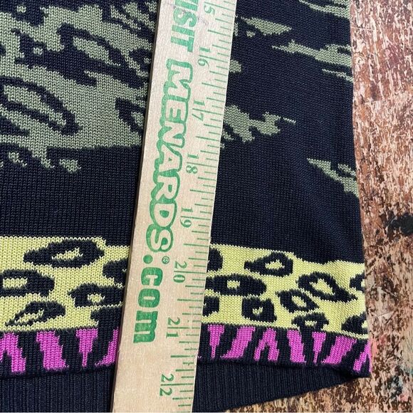 Cache | Multicolor Animal Print Sleeveless Knit Top Size Medium - Picture 6 of 6